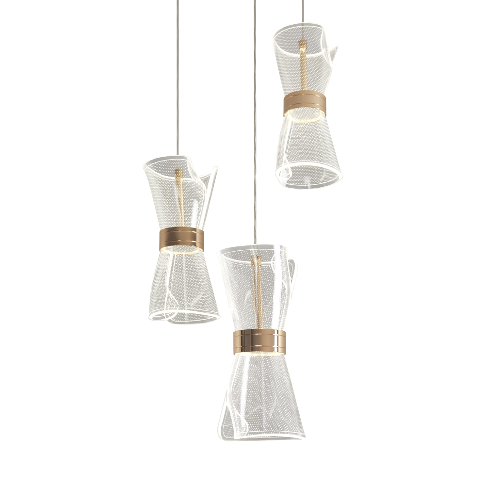 Подвесной светодиодный светильник Freya Dress FR5438PL-L18G