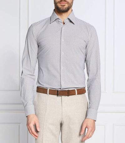 рубашка p-hank-kent-c1-222 BOSS BLACK - белый(50484266)