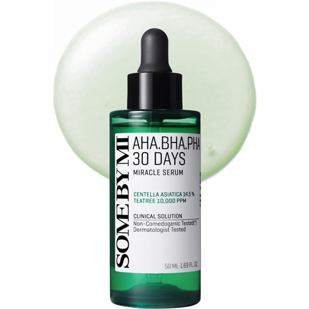 Кислотная сыворотка для проблемной кожи Some By Mi AHA-BHA-PHA 30 Days Miracle Serum, 50мл