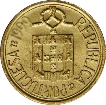 5 эскудо 1986-2001 Португалия