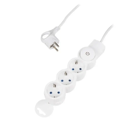 Удлинитель ФАZA с заземлением и выключением 3 гнезда 3 метра FW-03-300