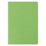 Блокнот А5 (148х213 мм), BRAUBERG "Tweed", 112 л., гибкий, под ткань, линия, зеленый, 110968