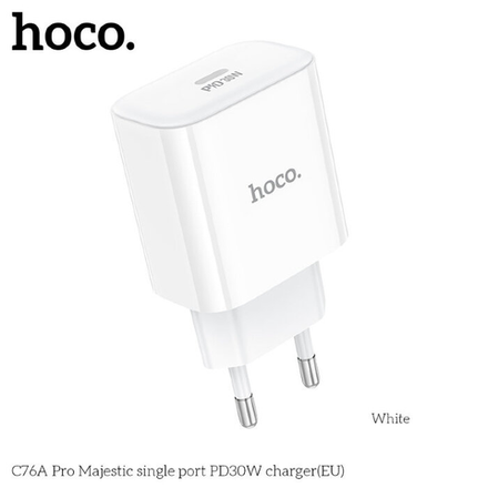 C76A Pro Majestic single port PD30W charger(EU)