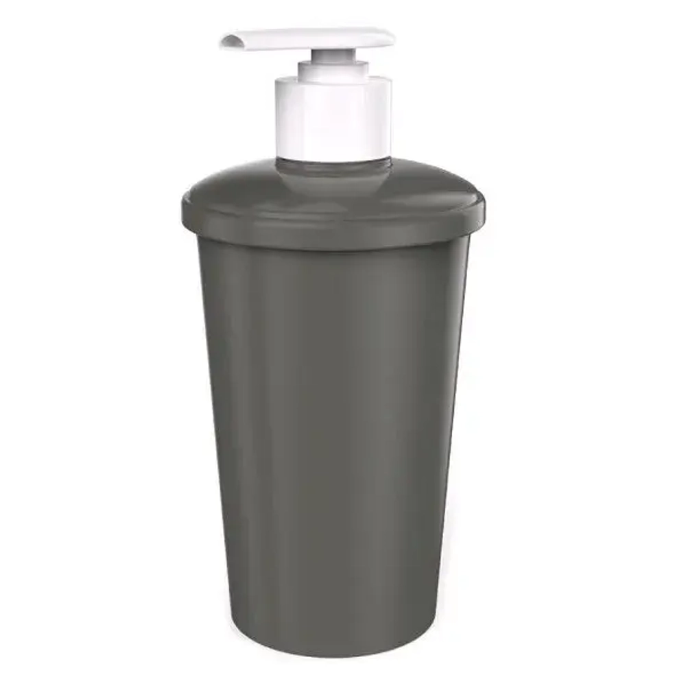ДИСПЕНСЕР ДЛЯ ЖИДКОГО МЫЛА SCANDI 83х180ММ, 0,4Л (Серый)