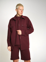 Рубашка трикотажная Город Горький бордо бордовая красная