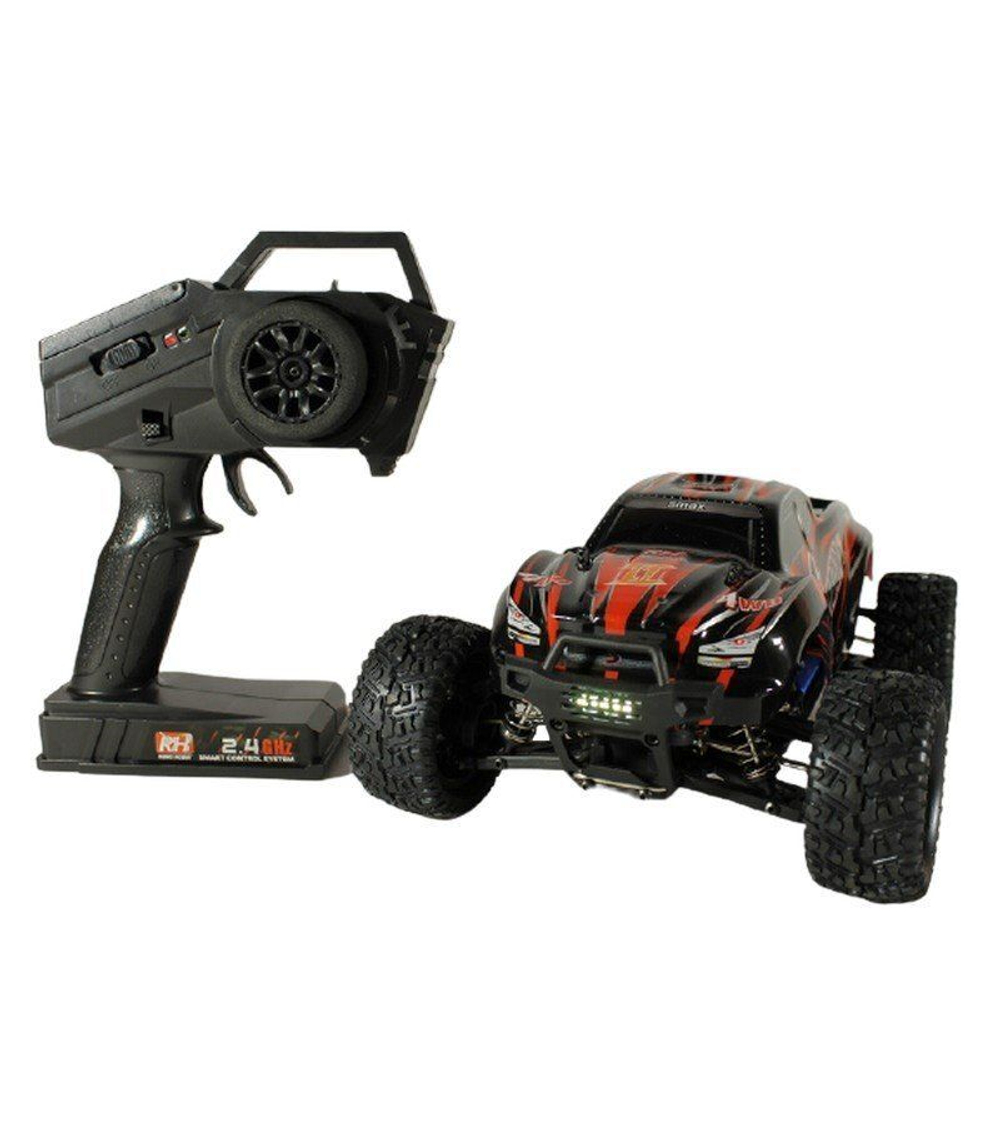 Радиоуправляемый монстр Remo Hobby SMAX Brushless V2.0 (красный) 4WD 2.4G 1/16 RTR