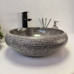 Раковина из мрамора Donut Grey Allur DM-60180 45*45*15