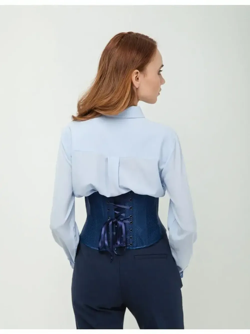 Шелковый аксессуарный корсет