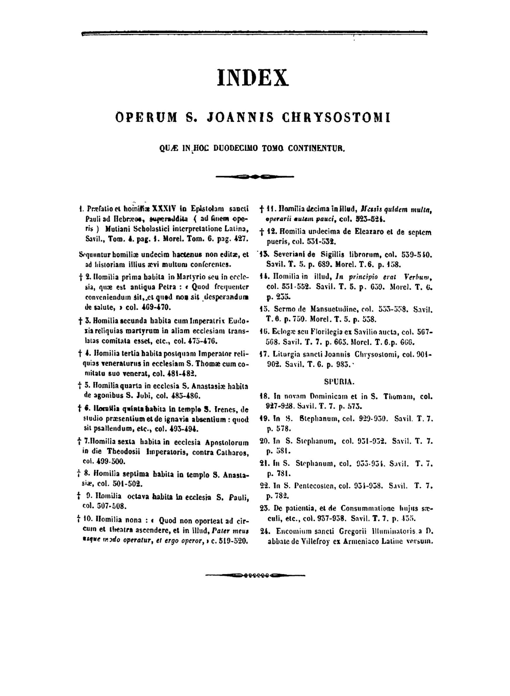 Patrologia graeca. Tomus 63 | J.P. Migne