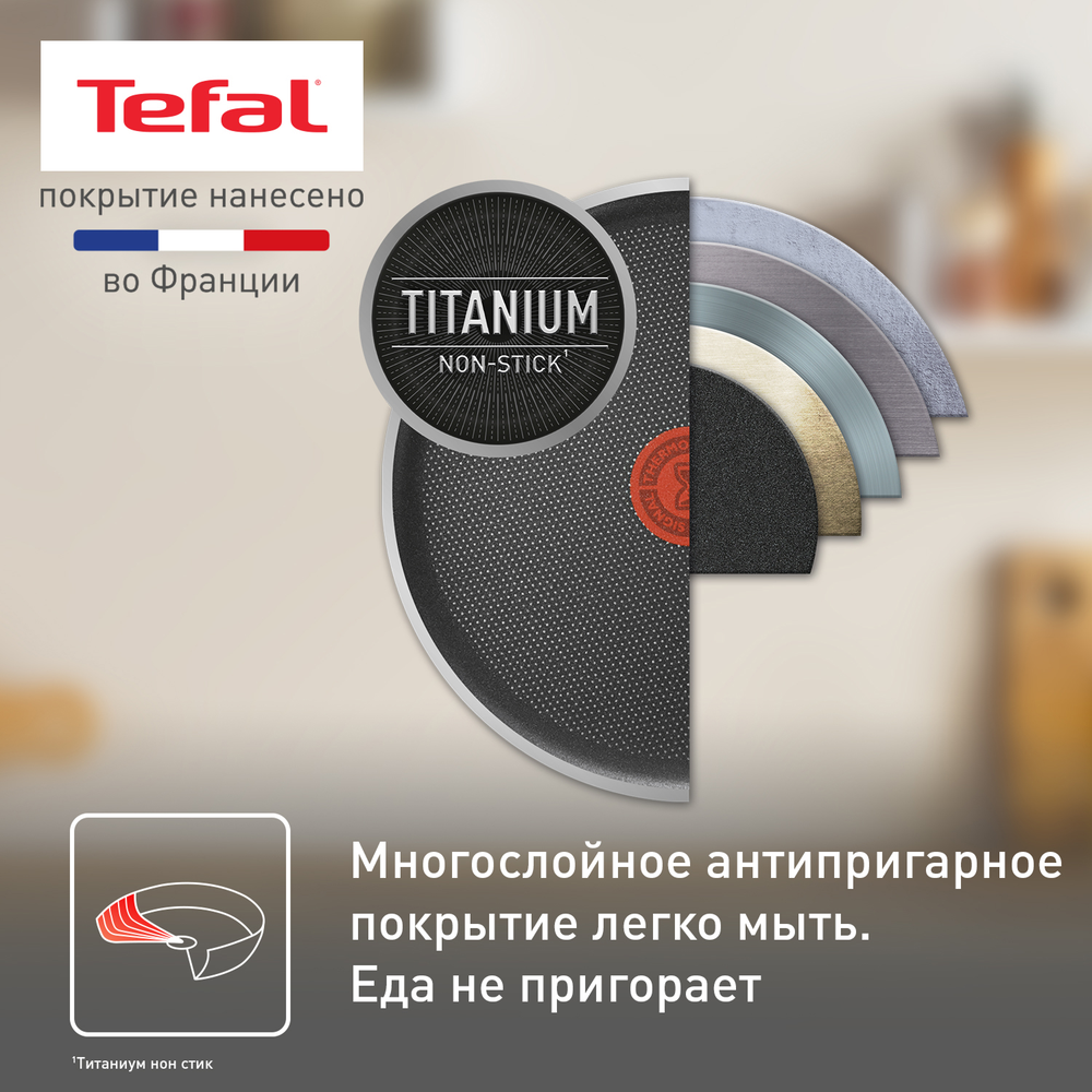 Набор сковород Tefal Essential 2 предмета 20/26 см 4232810