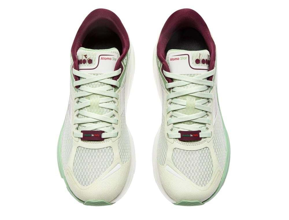 Кроссовки беговые женские Diadora Atomo Star "Almost Aqua" U Бело-Мятные