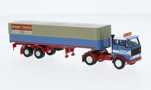 Грузовик Volvo F 89 с полуприцепом, Rynart 1972, 1:87