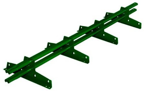 Снегозадержатель труб. овал. зеленый 6005