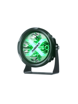 Светодиодные фары дальнего света AURORA 102 мм 40W с RGB подсветкой (комплект 2 шт)