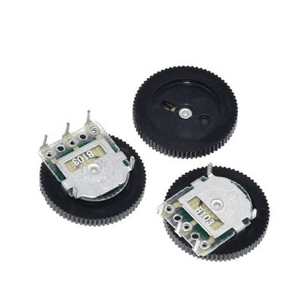 Резистор линейный 10К с колесиком