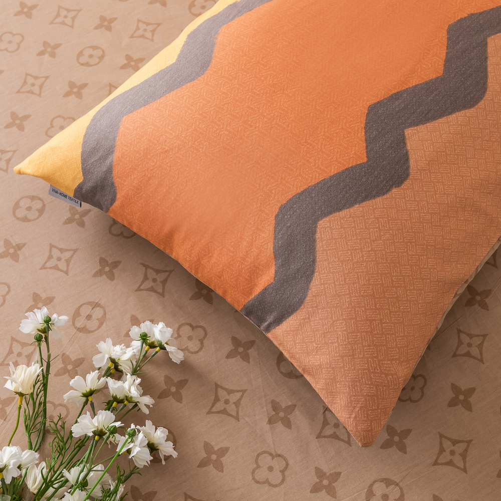 Комплект постельного белья Люкс Сатин 100% хлопок на резинке AR300