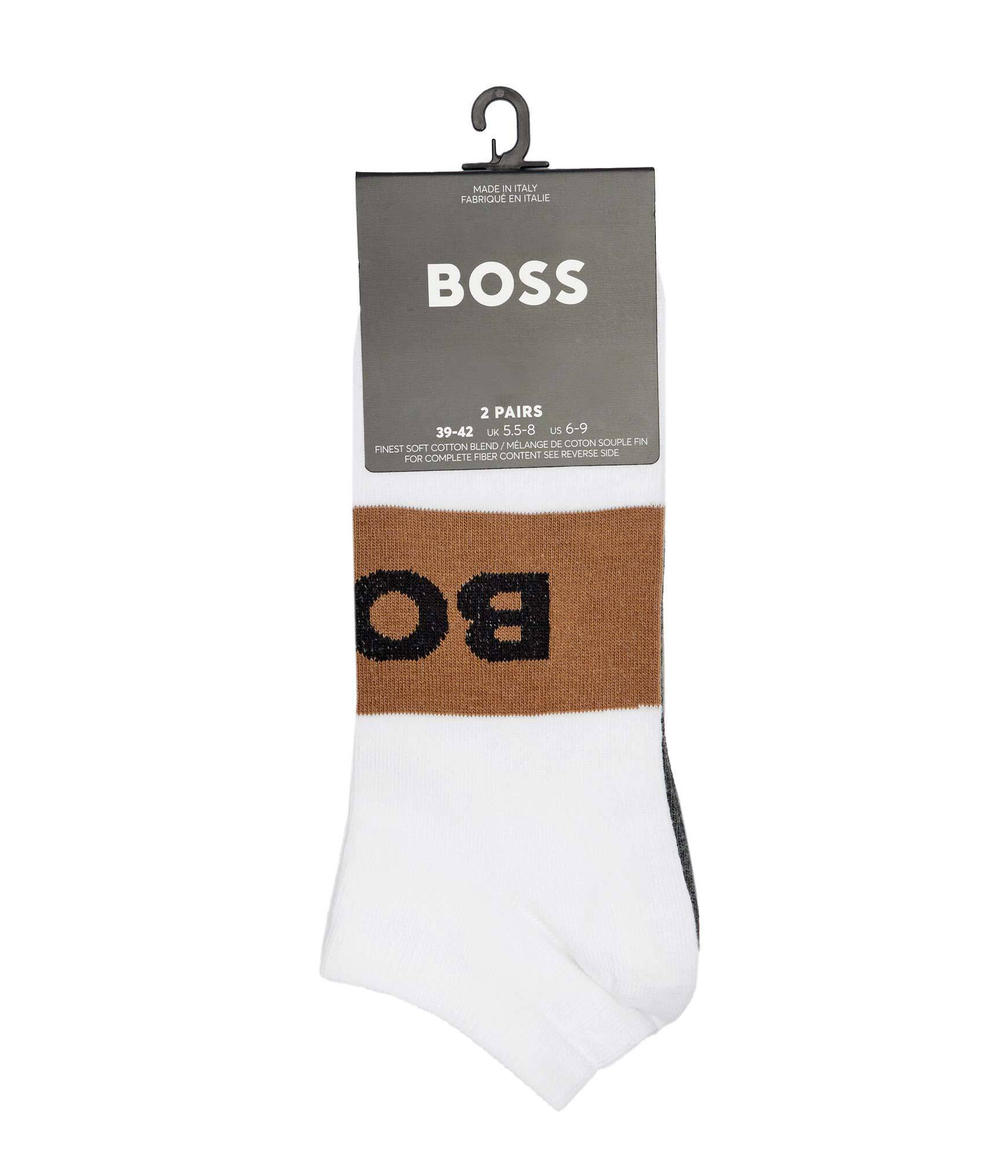 Носки 2 пары 2P AS LOGO CC BOSS BLACK - белый(50469720)