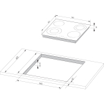 Индукционная панель Hansa	BHI60077