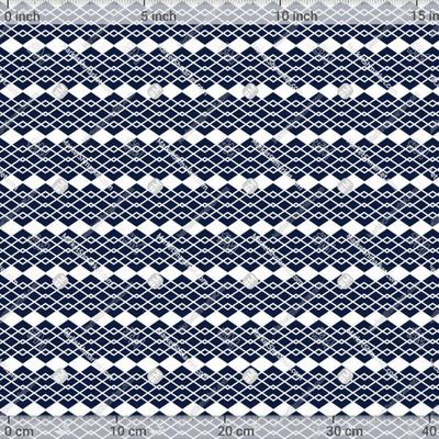 Узор с синими и белыми ромбами by Art_and_patterns 612 DPI