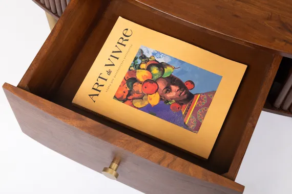 Кофейный стол Elegant из дерева манго, 120х40 см