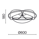 Потолочный светильник Maytoni MOD281CL-L45BS3K