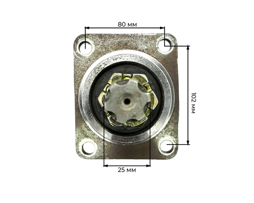 Шестерня (вал) коническая ведущая шестерня переднего моста в сборе DongFeng
