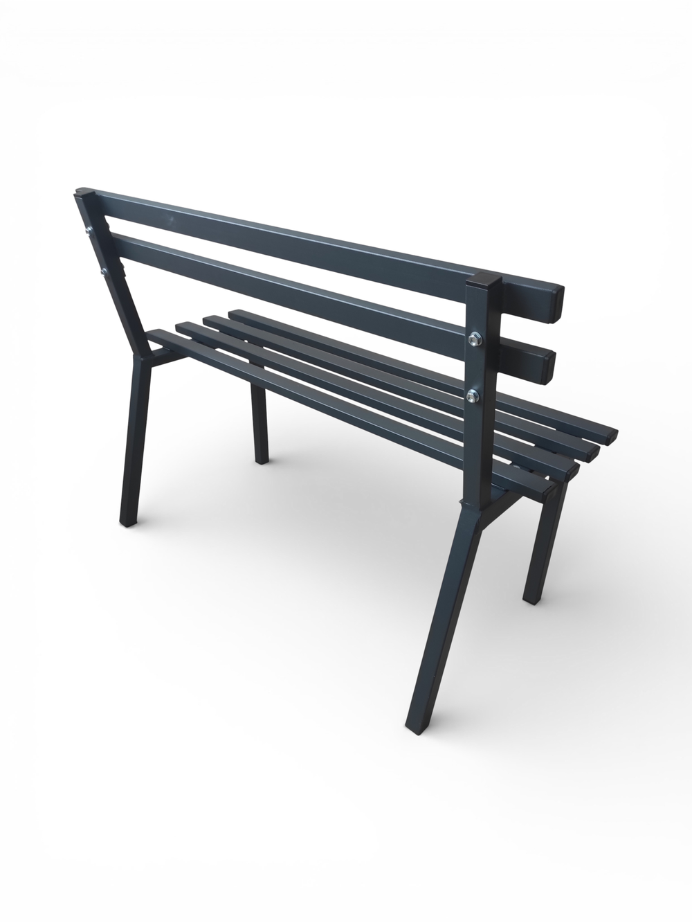 Скамейка садовая "Ладно". 1,0м. Целиком из металла.