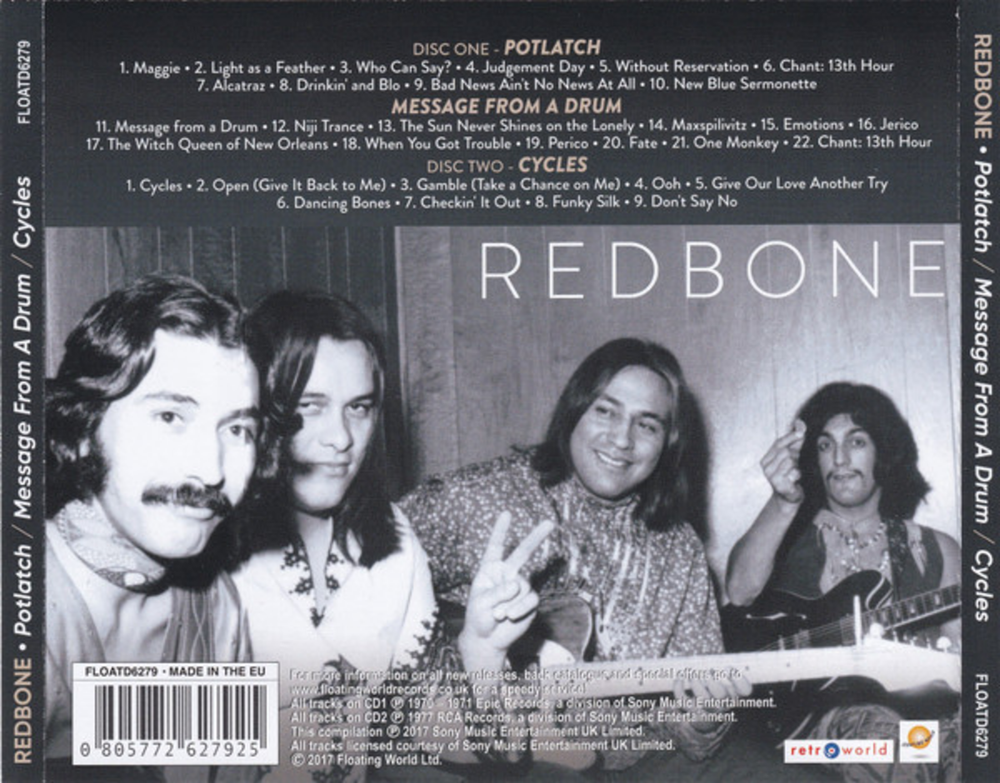Redbone / Potlatch / Message From A Drum / Cycles (2CD)
