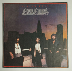 Винтажная виниловая пластинка LP Bee Gees Living Eyes (Болгария 1984)