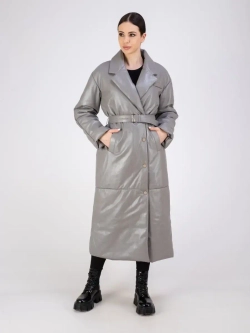 Пальто кожаное из натуральной кожи