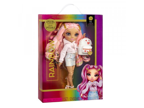 Кукла RAINBOW HIGH Junior Киа Харт 24 см розовая с аксесс. Рейнбоу Хай