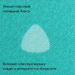 Умная колонка Yandex Станция Макс Zigbee Алиса бирюзовый 65W 1.0 BT/Wi-Fi 10м (YNDX-00053TRQ)