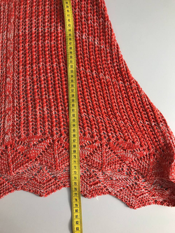 Платье вязаное летнее, визуально на 46 размер