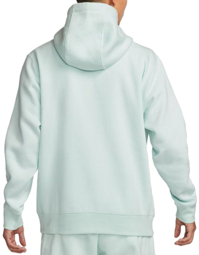Мужская теннисная кофта Nike Sportswear Club Hoodie PO BB - barley green/barley green/white