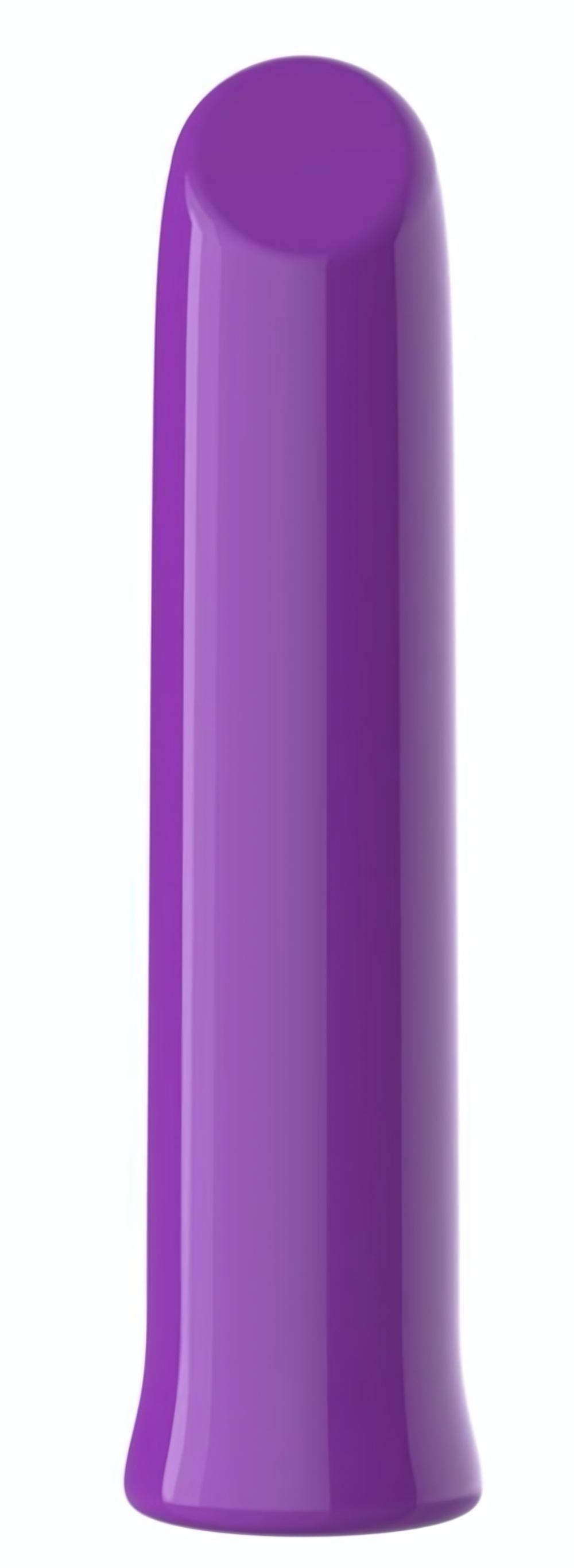 Фиолетовый перезаряжаемый мини-вибратор - 13,7 см. (Цвет: фиолетовый)