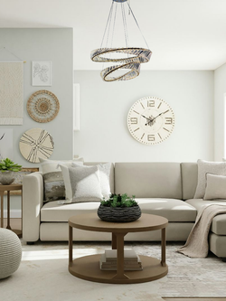 Люстра подвесная светодиодная Lanbos, LED 90 Вт, до 20 кв м, золотая