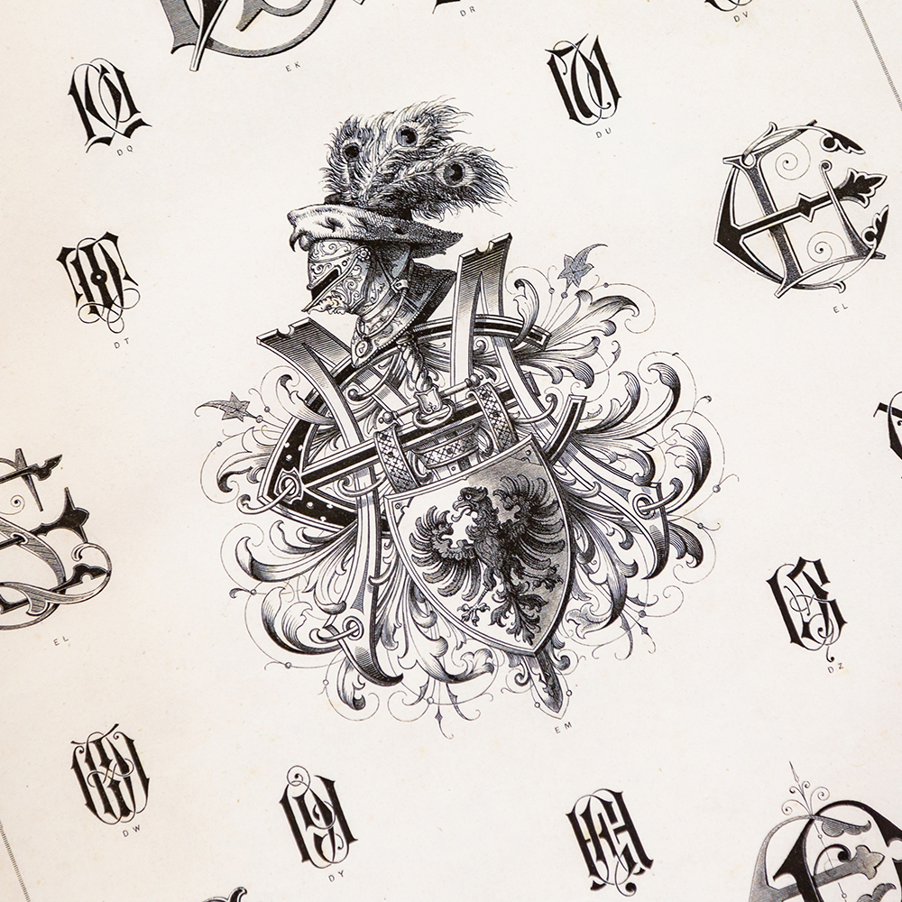 Арт-постер Объект мечты Монограмма 14