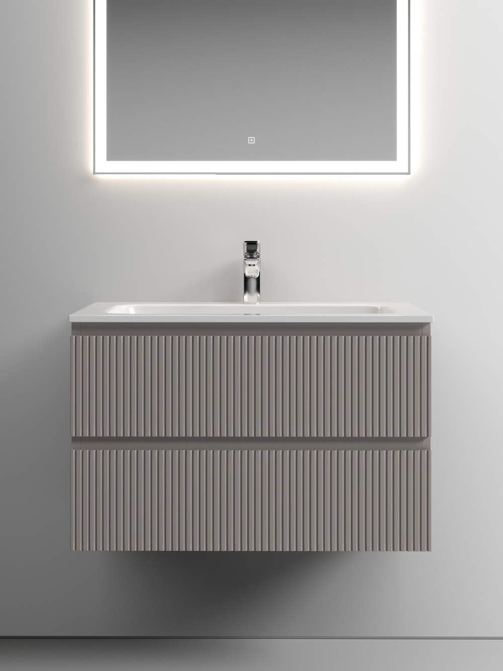 Тумба с раковиной Sancos Snob T 80 см SNT80SM doha soft