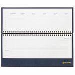 Планинг настольный недатированный (305х140 мм) BRAUBERG "Select", балакрон, 60 л., темно-синий, 123798