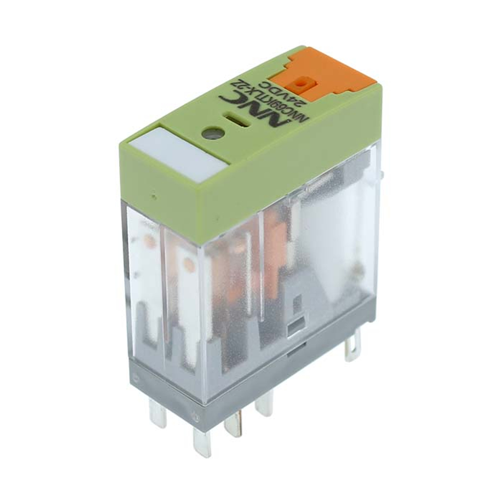 Электромагнитные реле 2 контакта, 24VDC, 8A (20 шт.)