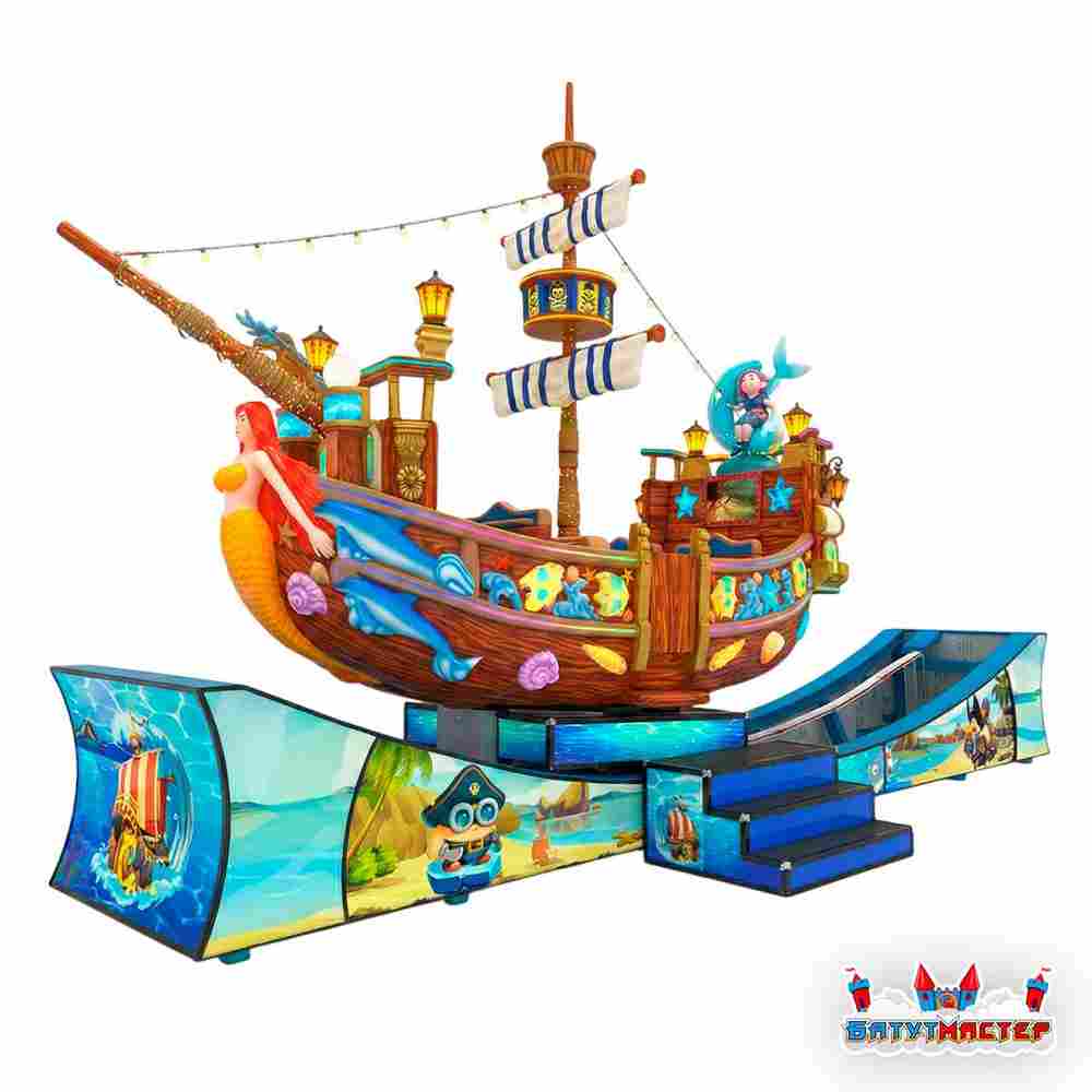 Летающая машинка аттракцион детская «Карамель» 16 мест, 8×3×4 м