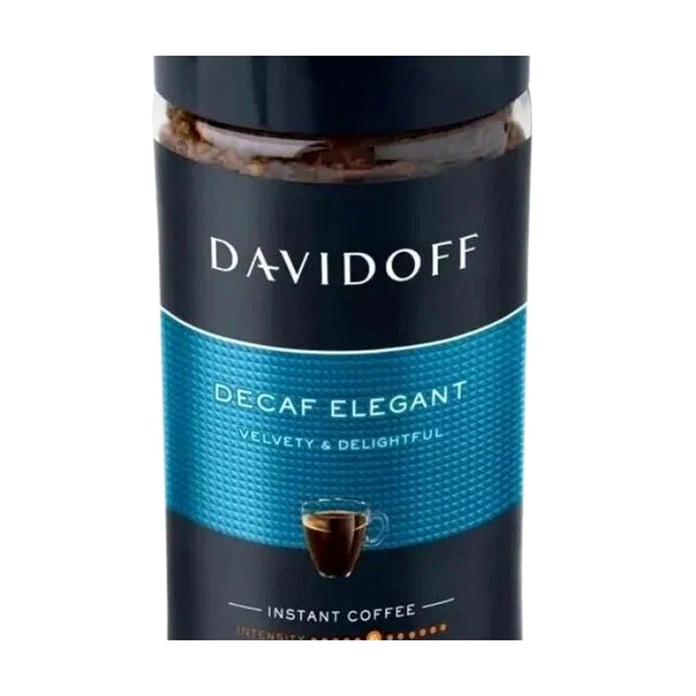 Кофе растворимый Davidoff Decaf Elegant, 100 г стеклянная банка (Давидоф)