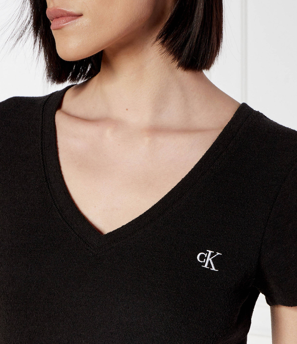 Футболка SLUB CALVIN KLEIN JEANS - черный(J20J223692)