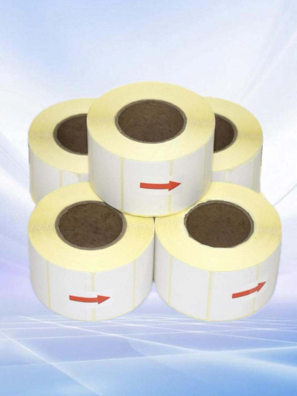 Самоклеящиеся термоэтикетки ТОП 43x25мм 20 рулонов по 900 шт