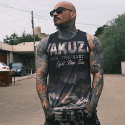Майка YAKUZA Silent Mesh Tanktop Black