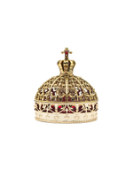 Ароматизатор для автомобиля на торпеду "Корона царская" золотистая. Запах Дракон, 45 мл