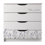 Комод детский с пеленальной доской Indigo Baby Line 800/4 ЛДСП, МДФ лаванда