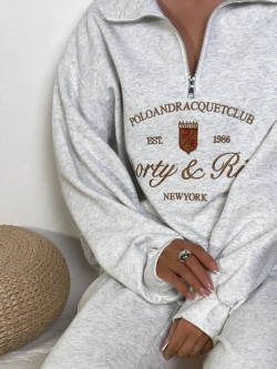 Женский спортивный костюм oversize, трикотаж без начеса