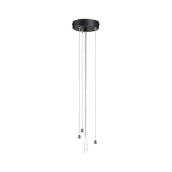 7753/L SN 535 Подвесное крепление для светильника QUANTUM LED металл/черный 1,5м QUANTUM