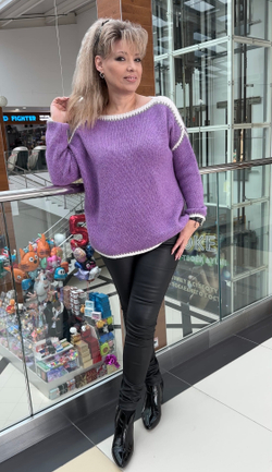 Красивый теплый джемпер